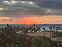 Sunset from west lanai.
