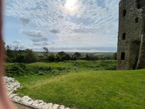 View from Llawhaden castle