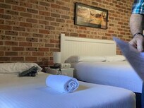 Double plus single bed