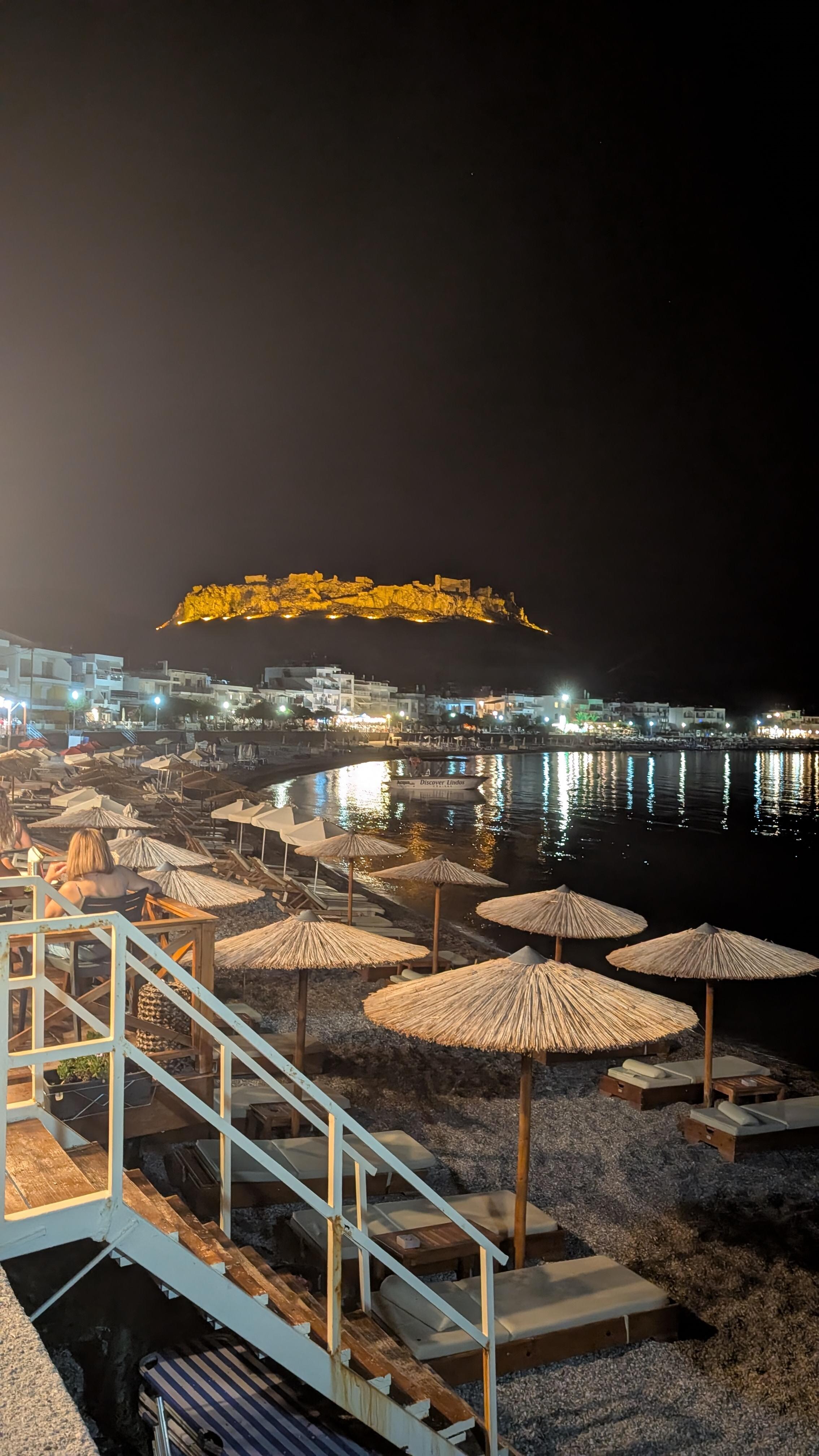 View from the other end of the bay - plenty of nice restaurants!