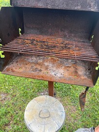 Rusted out BBQ grill