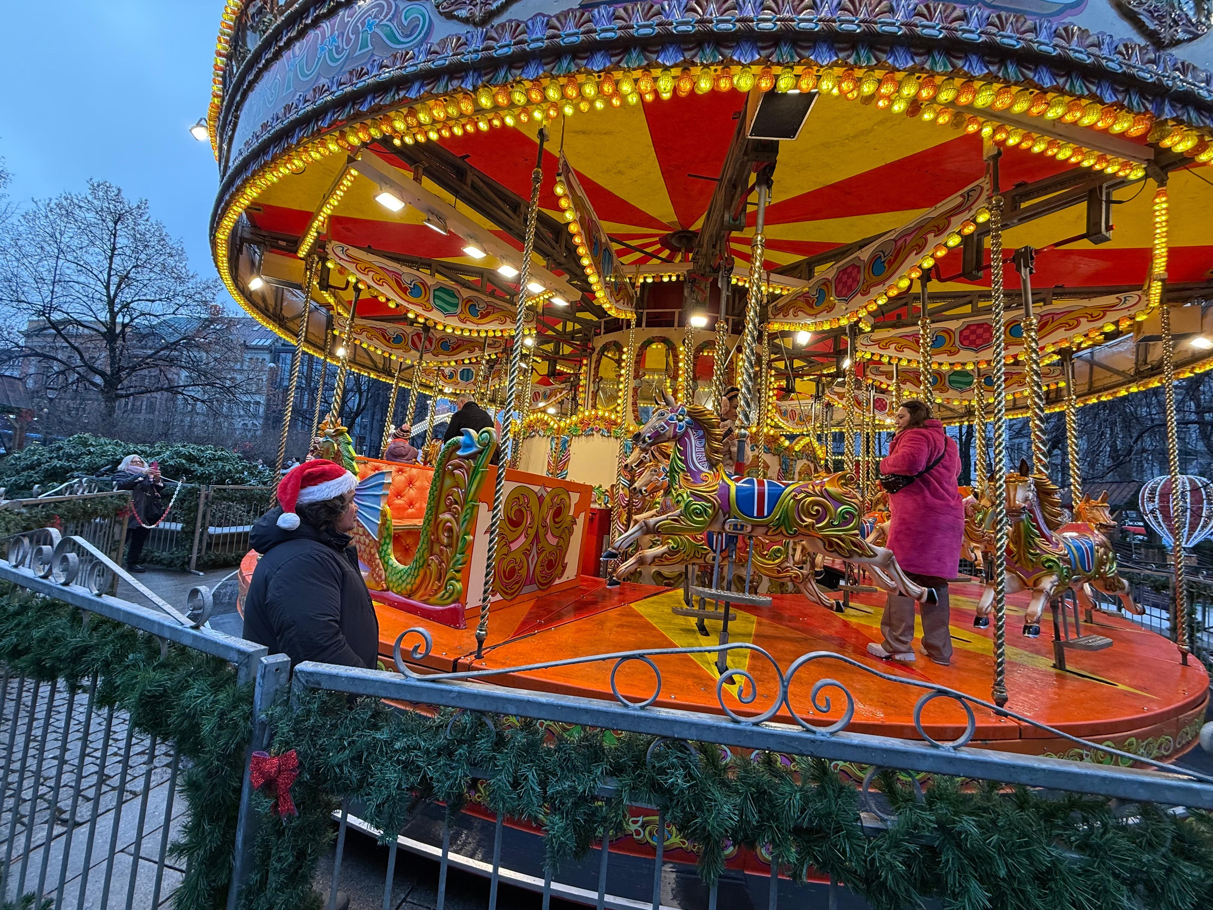 Fra julemarked i Oslo. 