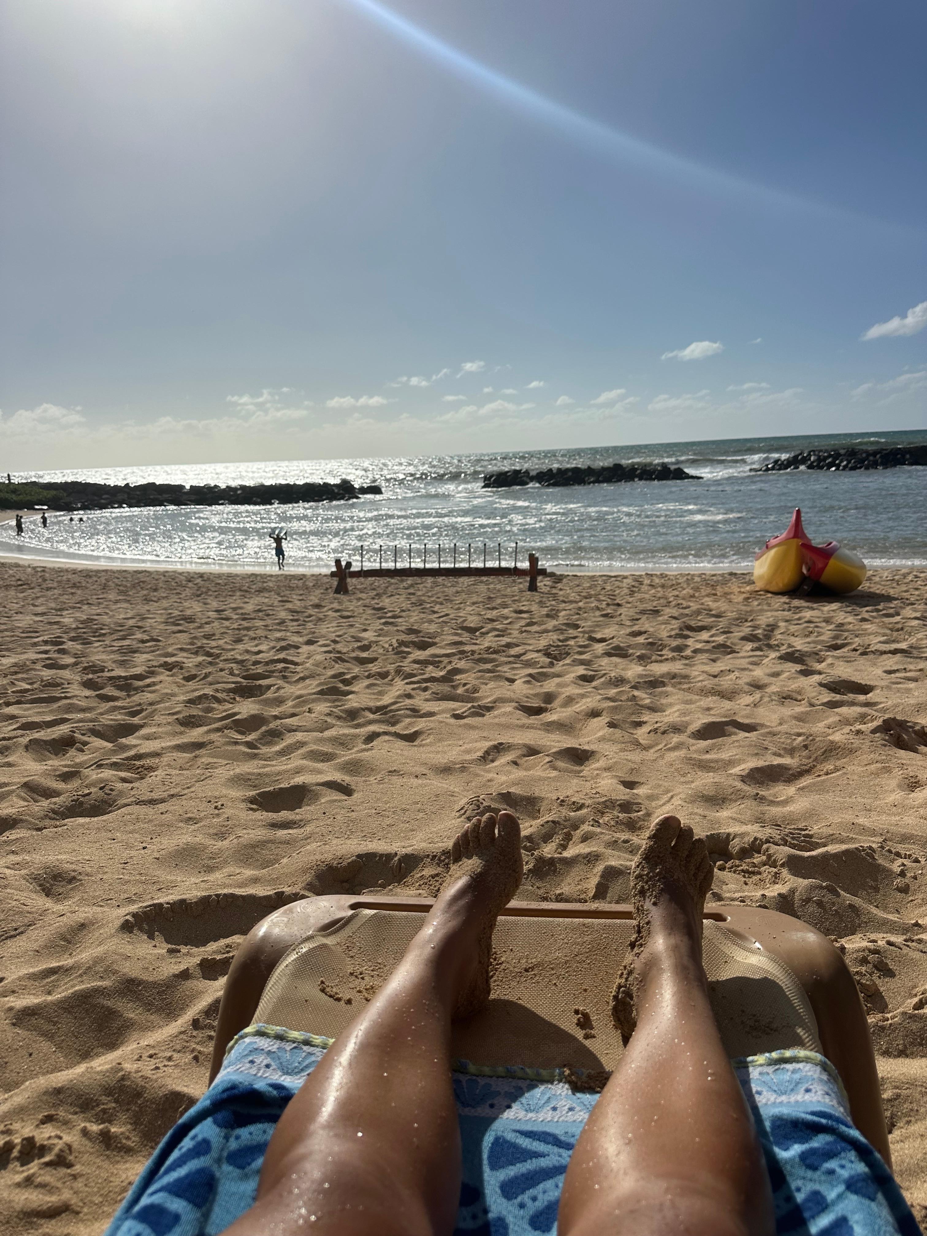 View from the cove which is a very short walk from the property 