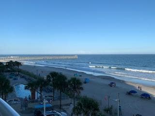 View from balcony looking North