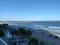 View from balcony looking North