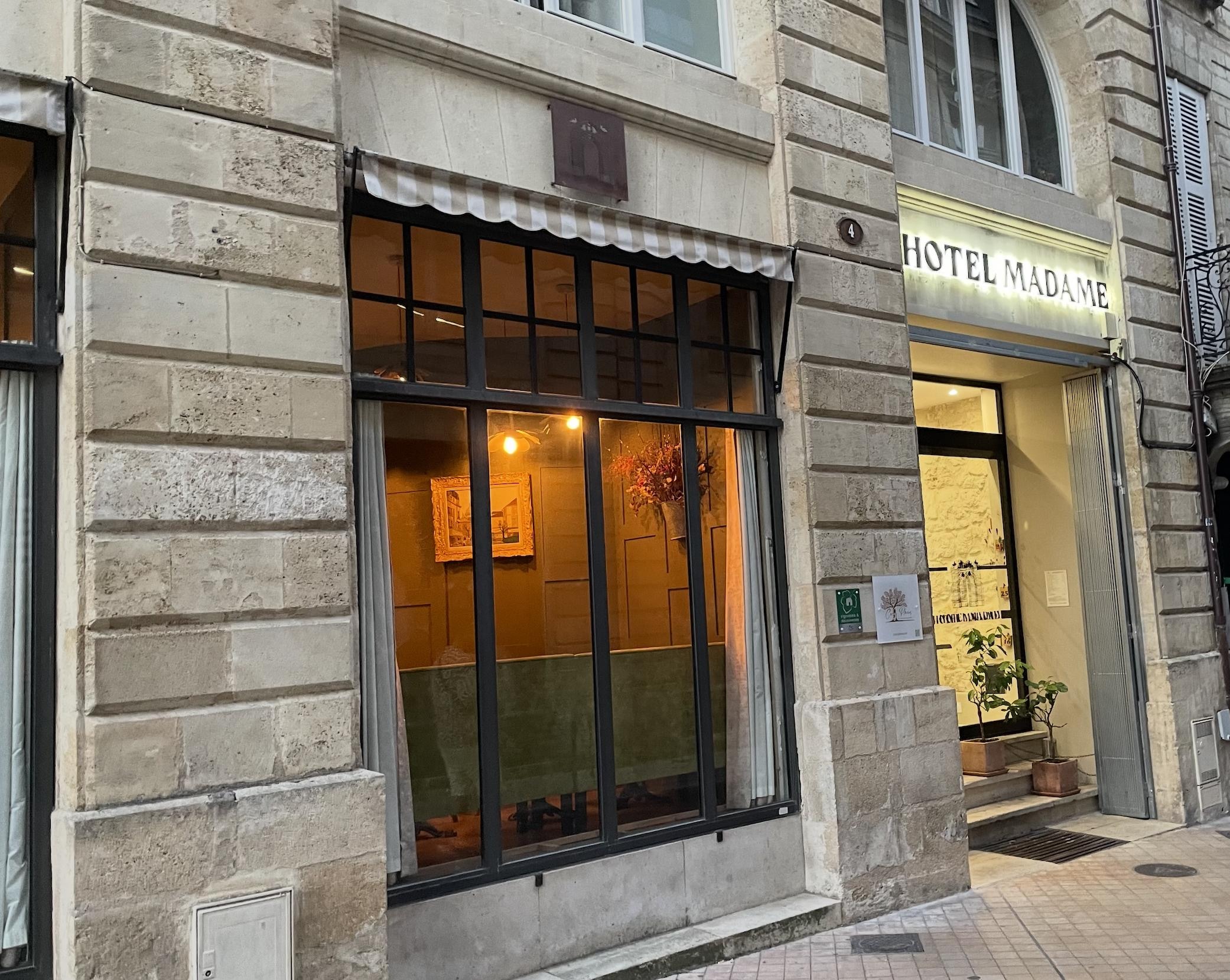 Entrance to hotel