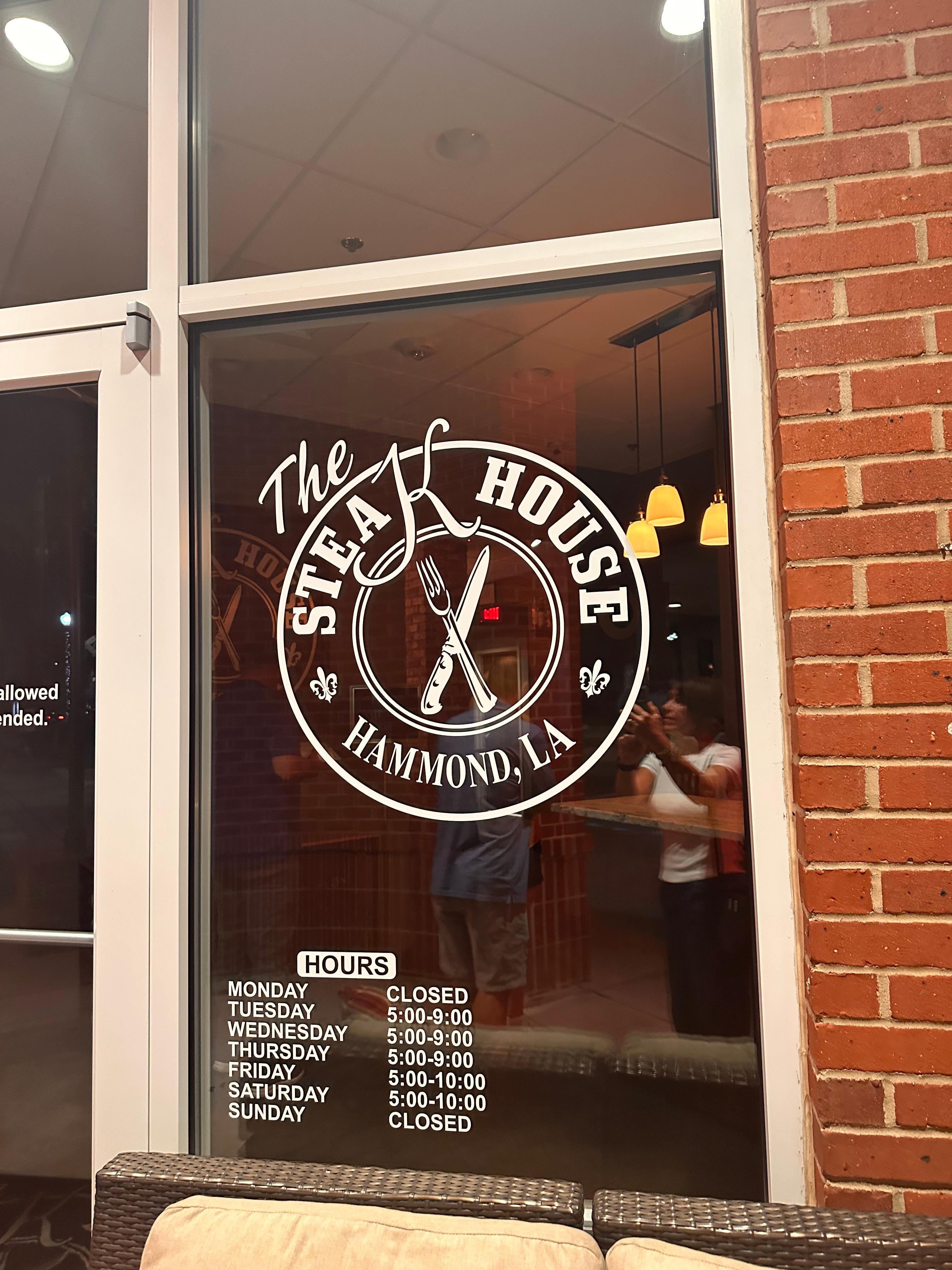 Great steak restaurant 2 blocks down. 