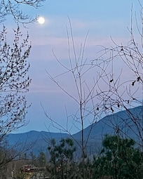 Full moon view off one of the decks