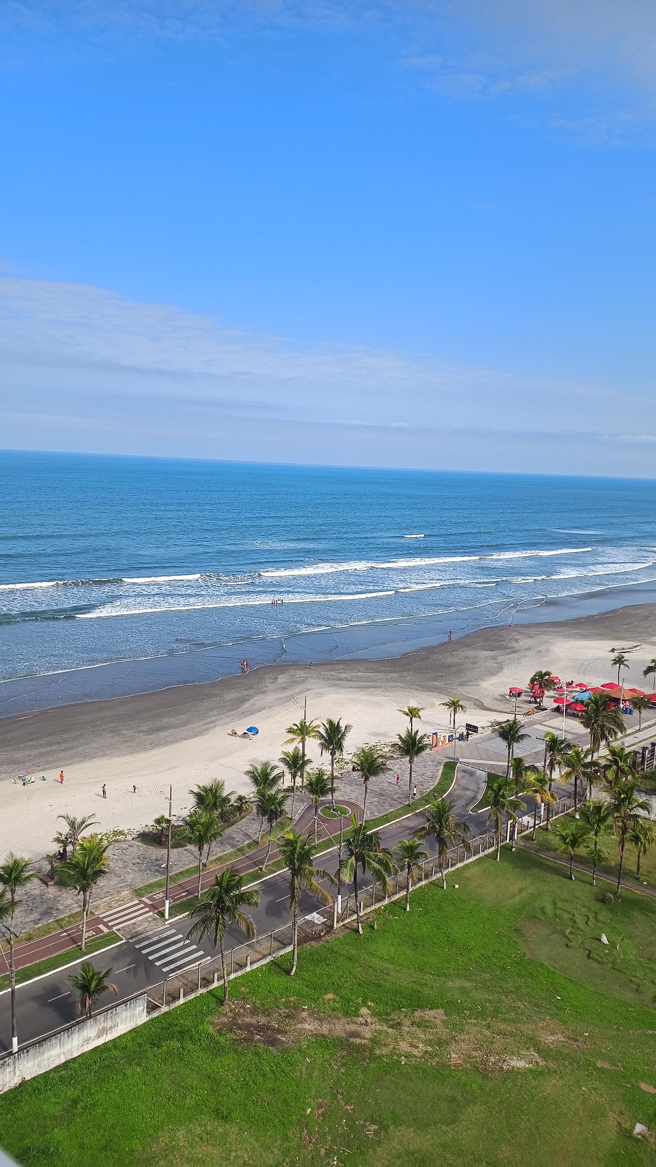 Pé na areia