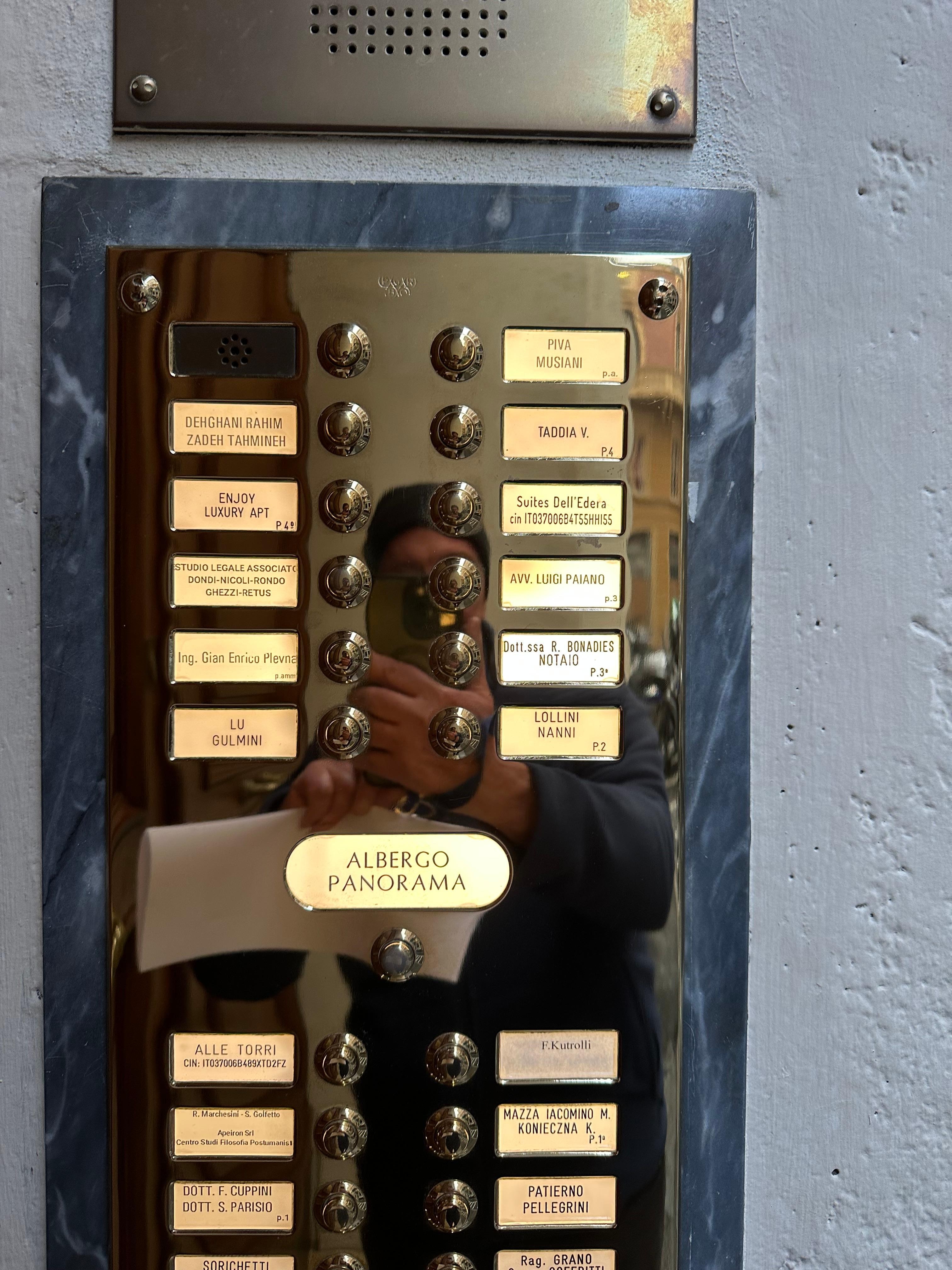 Third bell down on the right