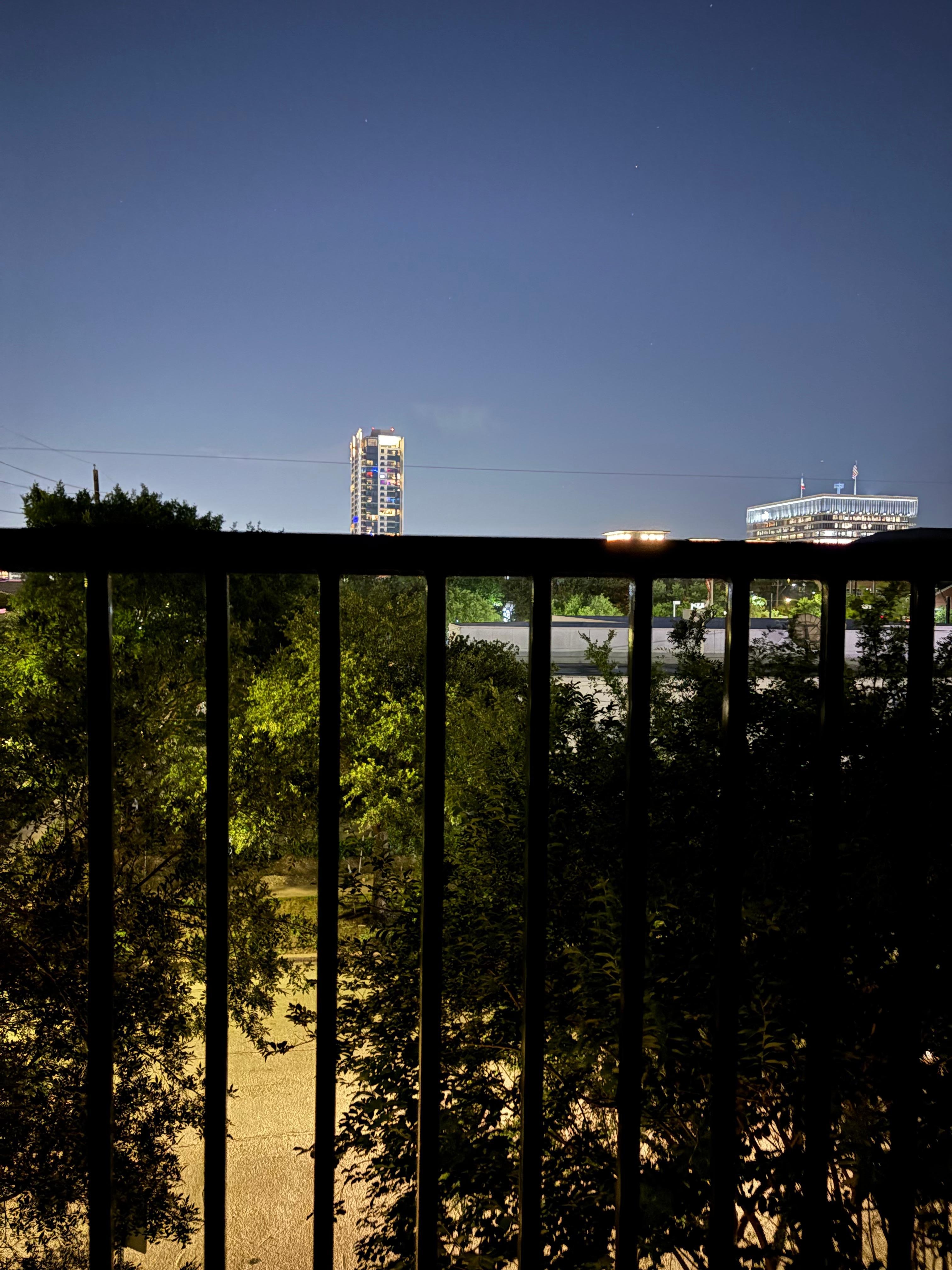 From balcony last night