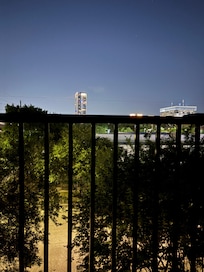 From balcony last night