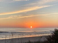 Sunrise from the porch