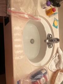Clogged sink