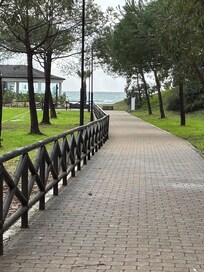 5 Laufminuten zum Meer