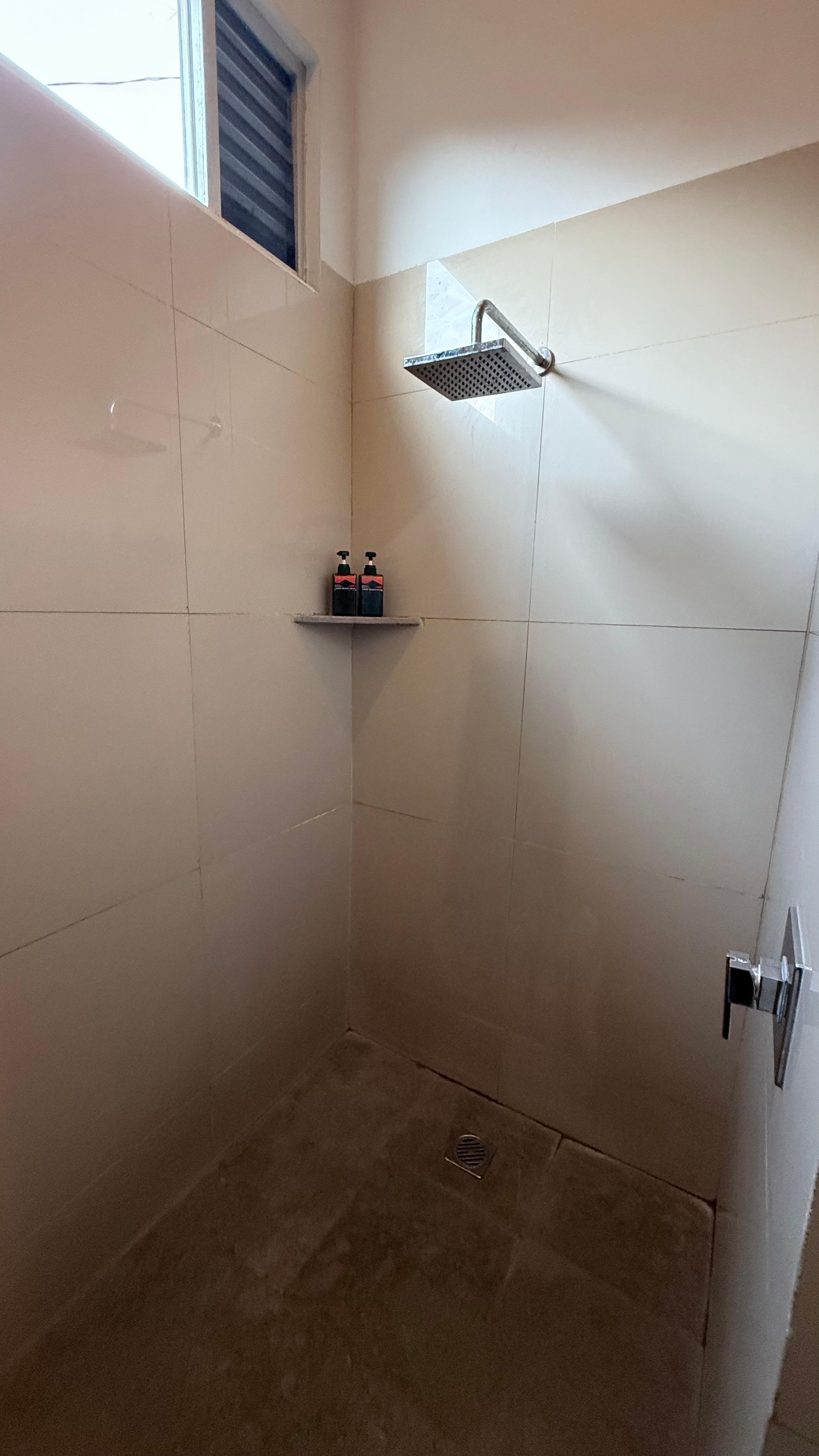 Big shower with large shower head