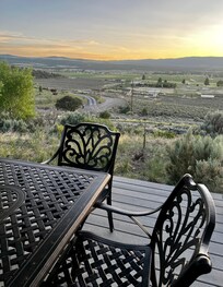 Patio at sunset
