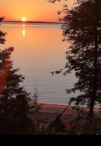 Sunrise early on a late June morning.