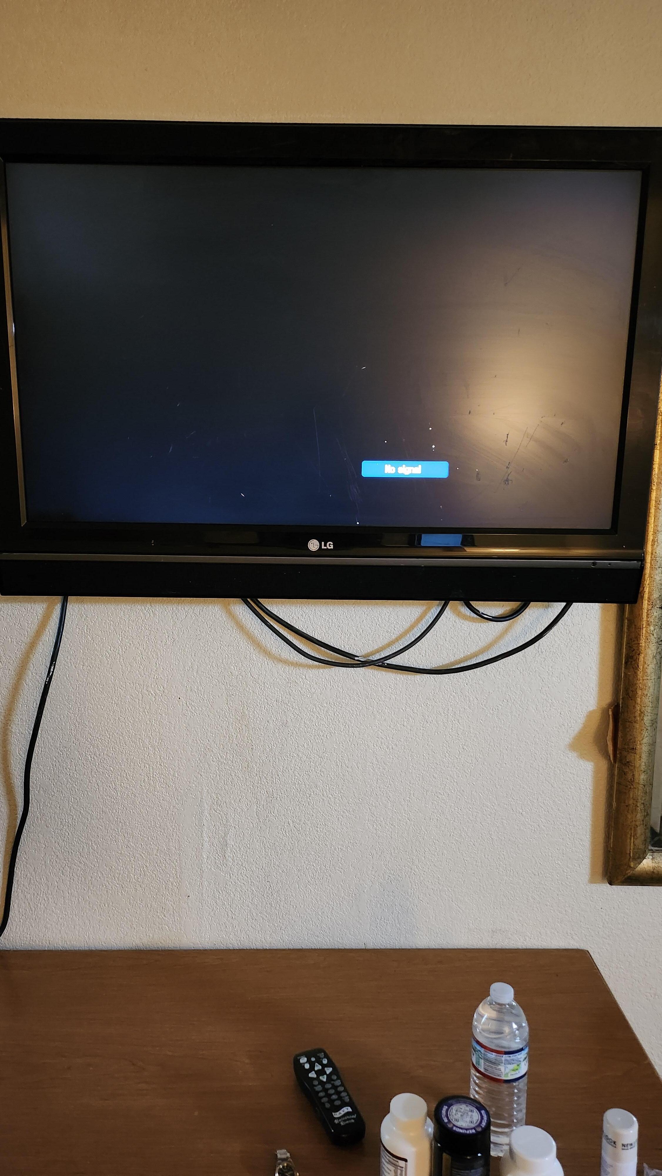 No tv signal