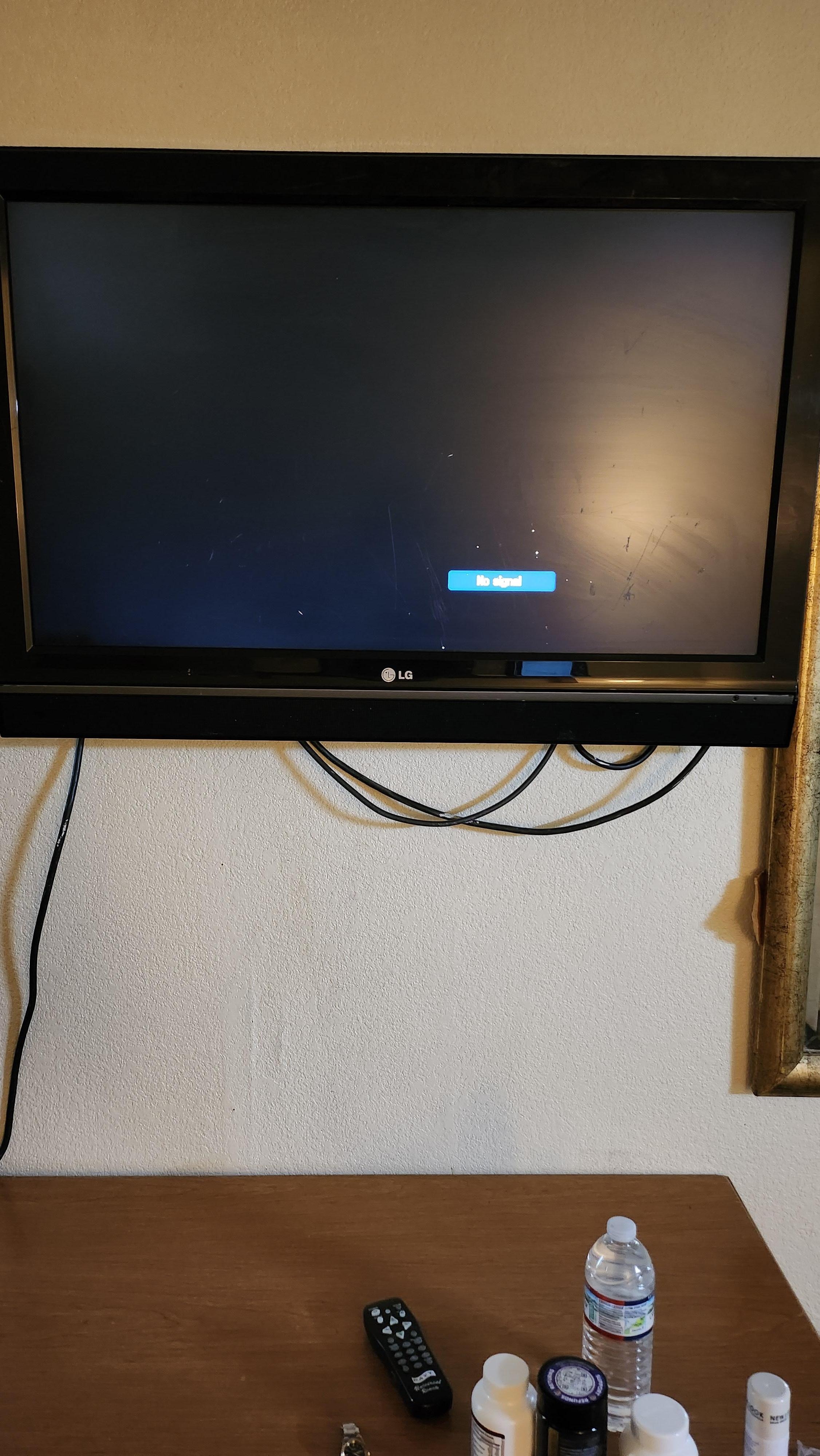 No tv signal