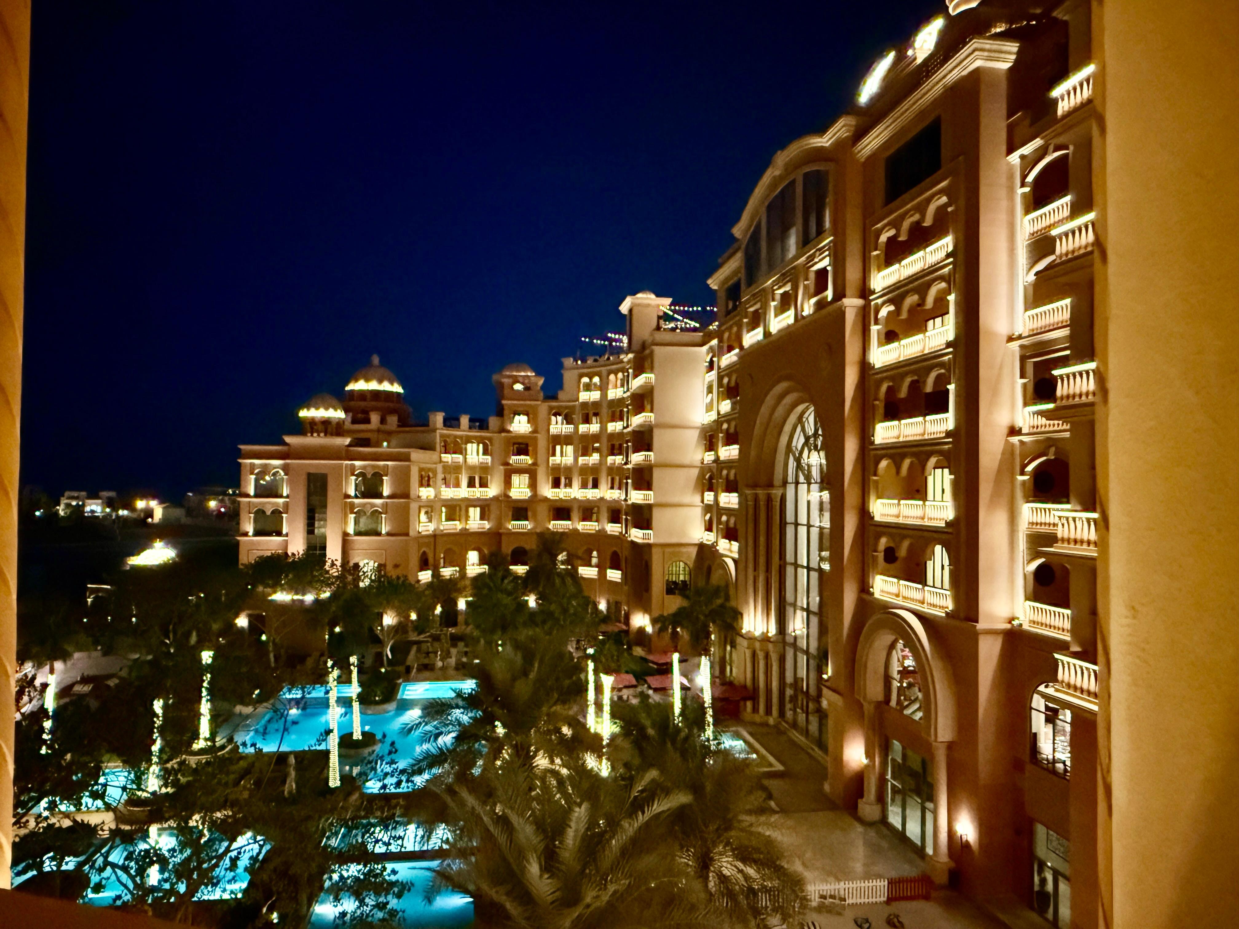 Blick vom Zimmerbalkon