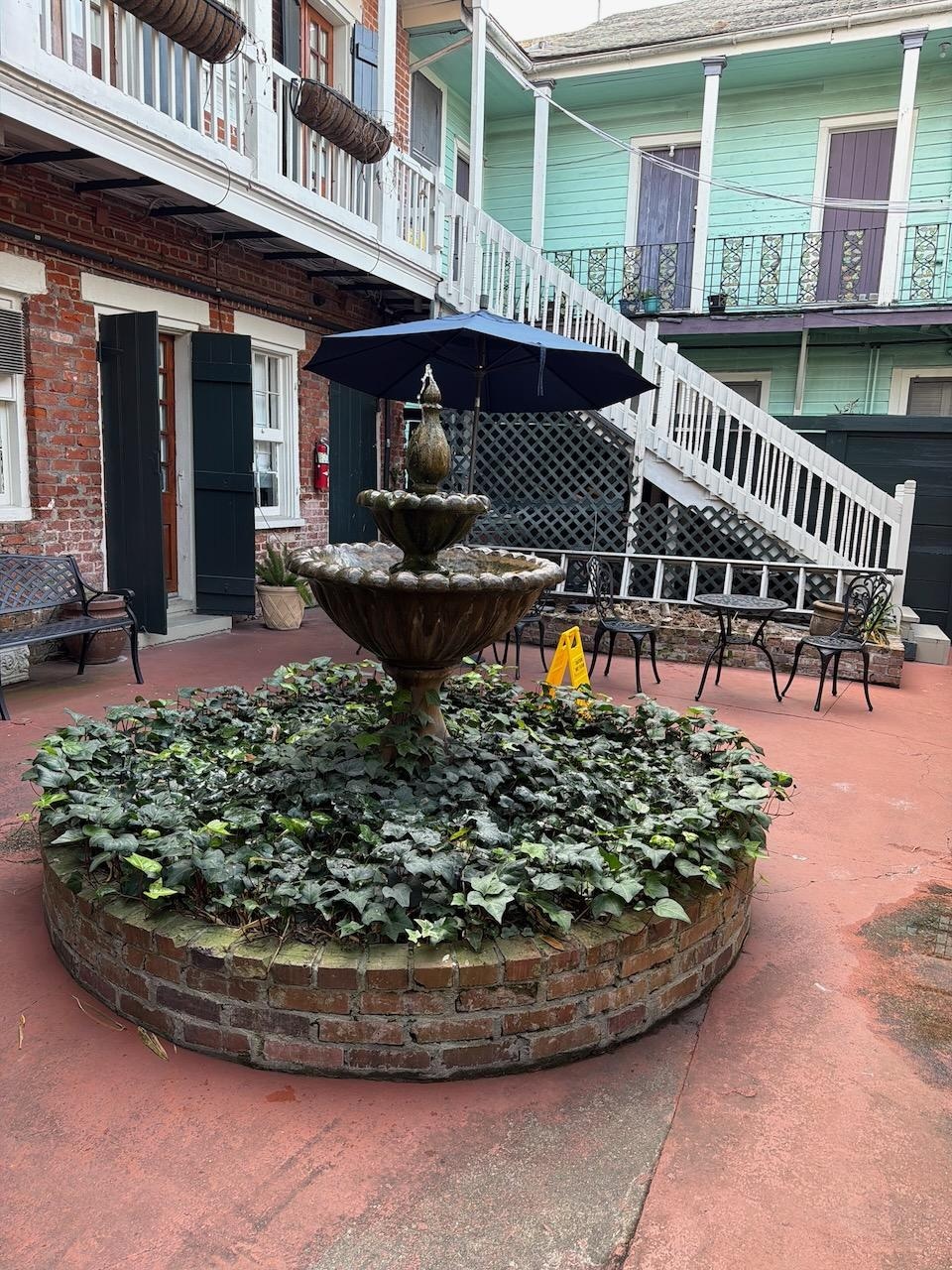 Courtyard across from Inn on St Ann Street - Marie Laveau's