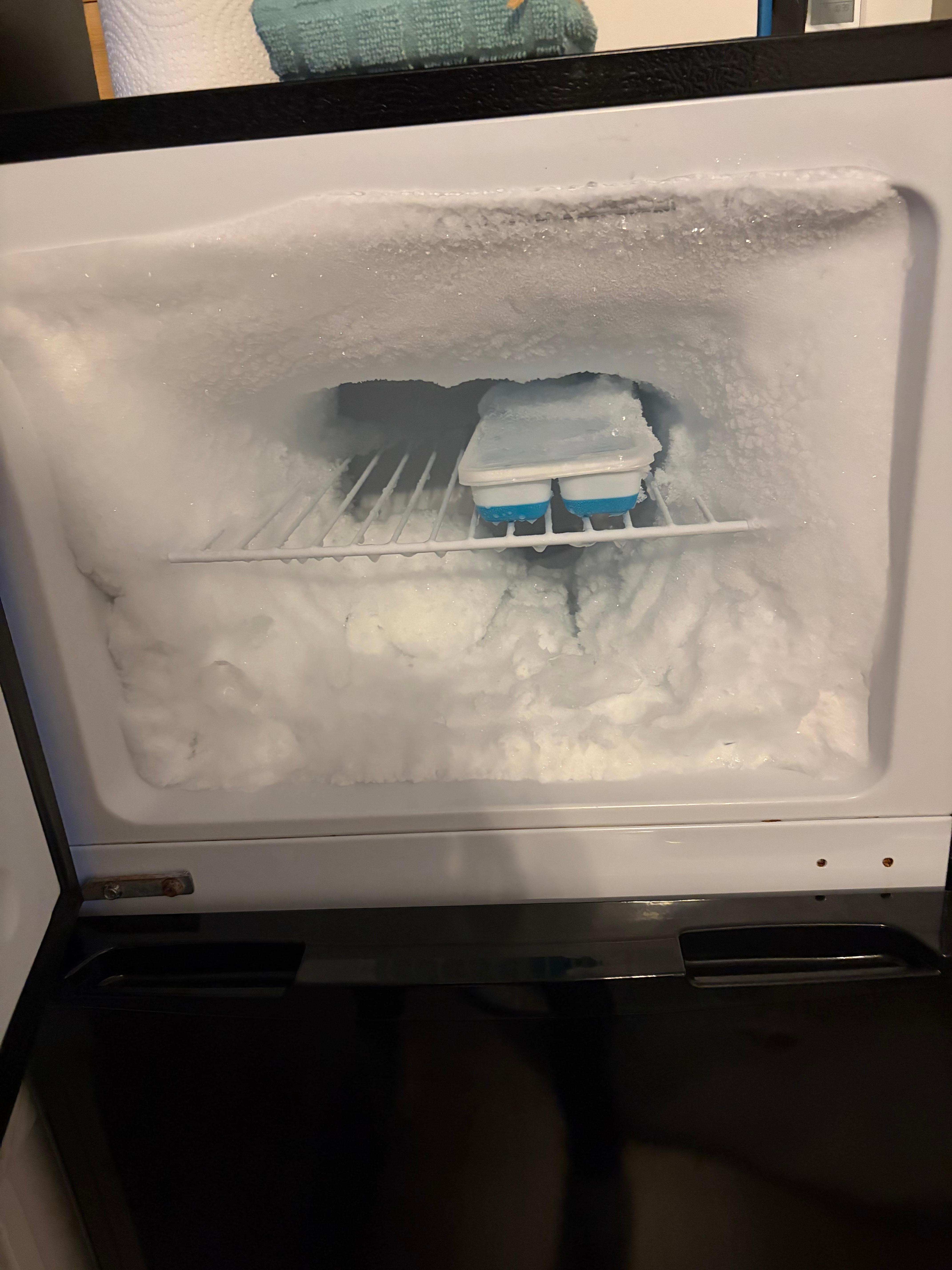 Freezer needs defrosted! 