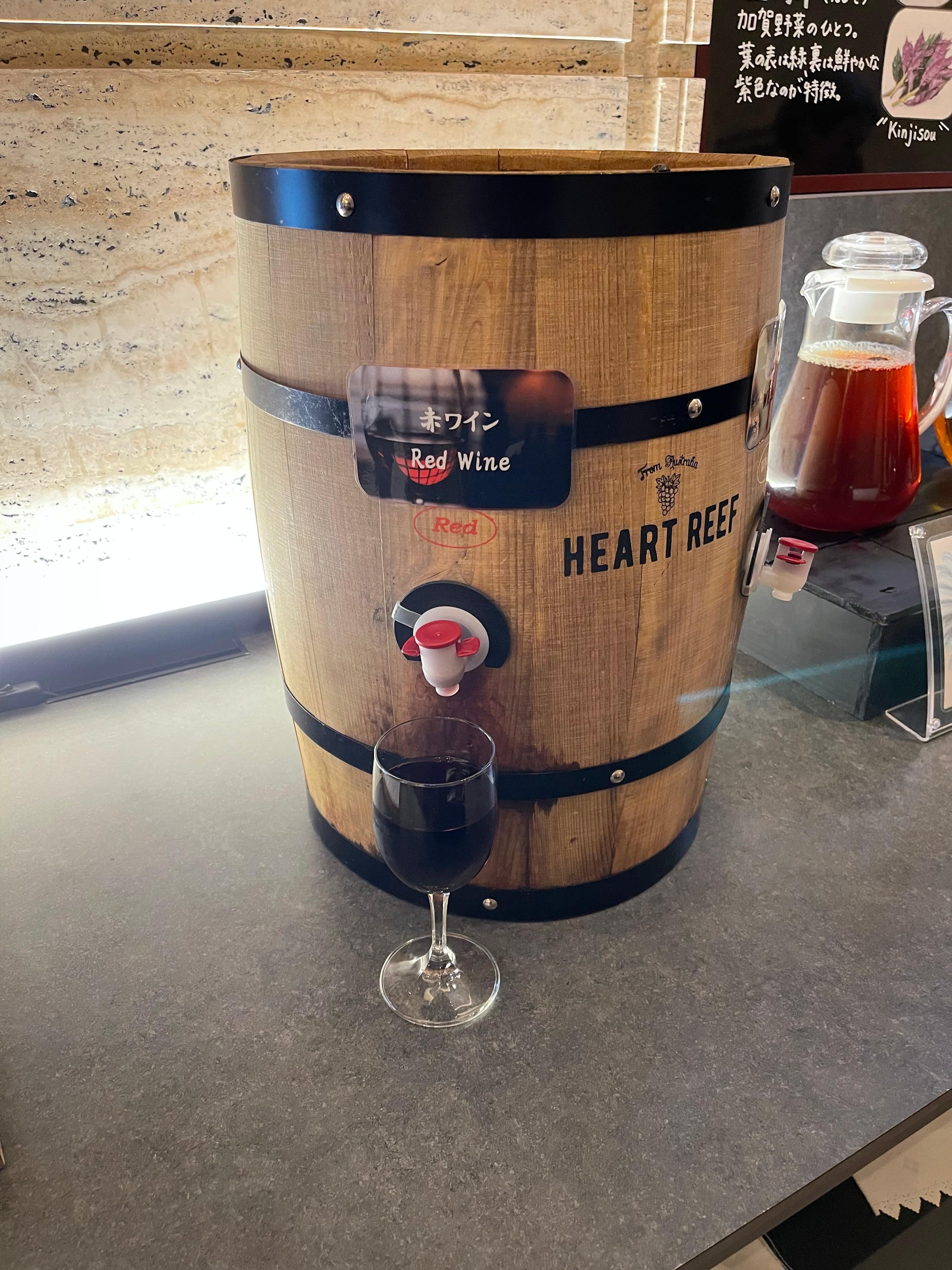 Choice of red or white wine