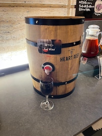 Choice of red or white wine