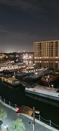 The view at night from our room.