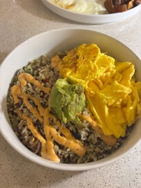 Breakfast at Betts, on premises. Southwest Bowl which was good.