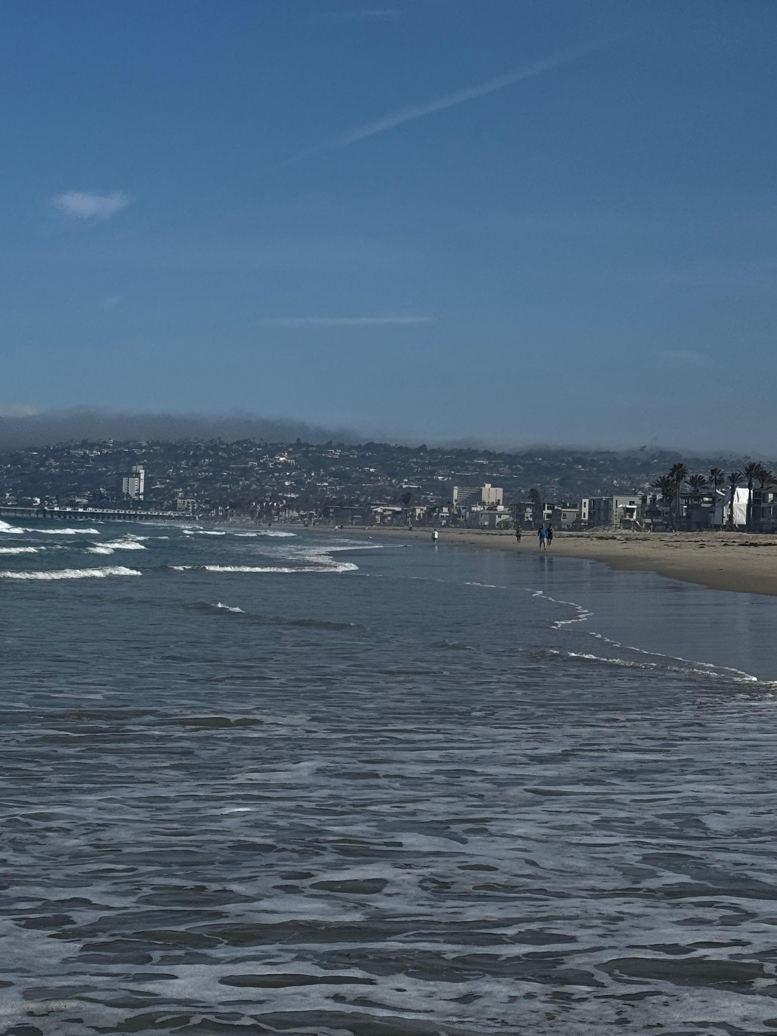 Beach view from the patio
