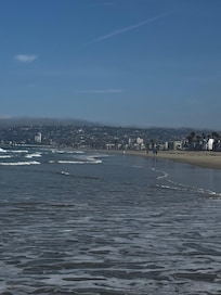 Beach view from the patio