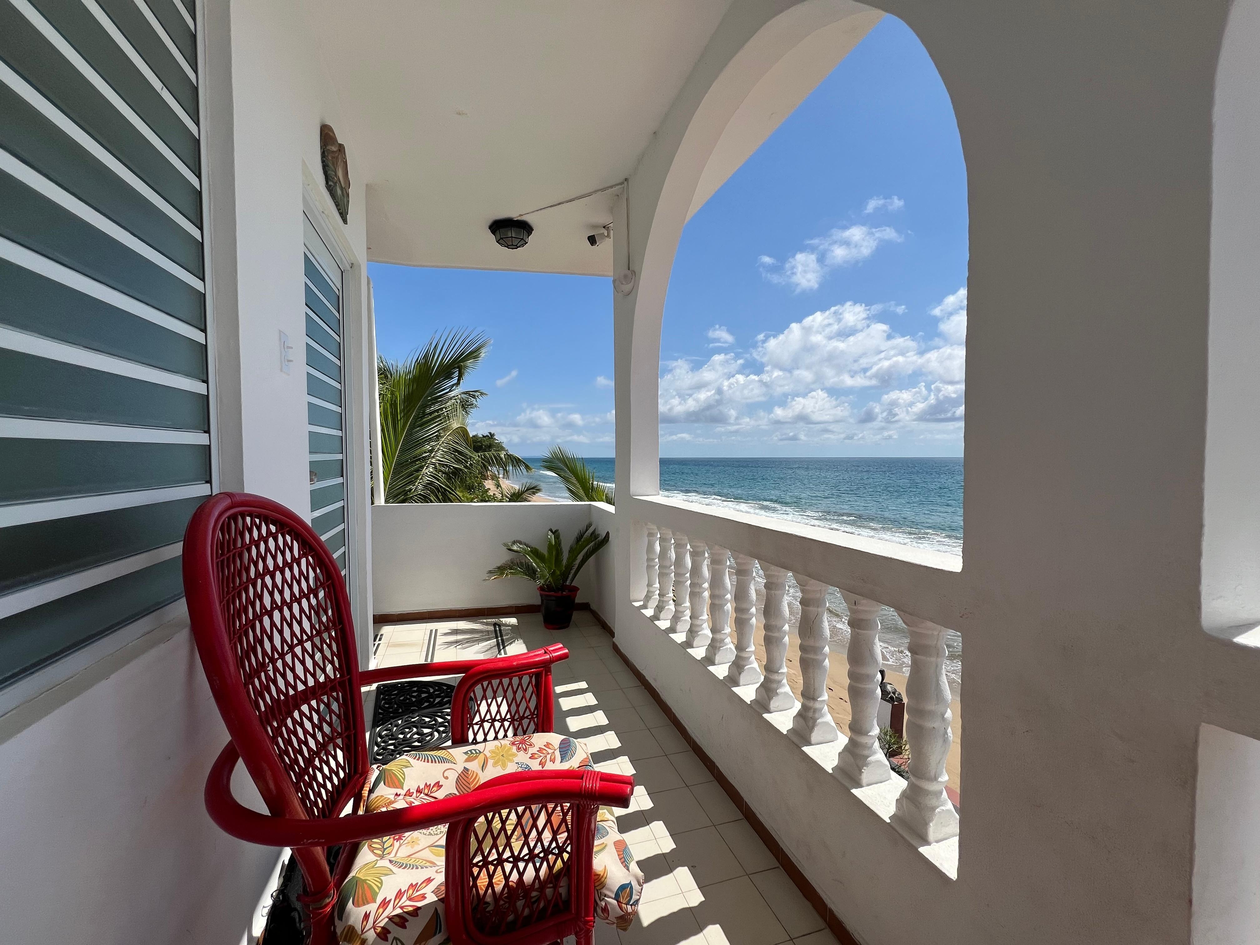 Our view from the Coqui room. 