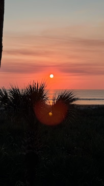 Sunrise from the patio