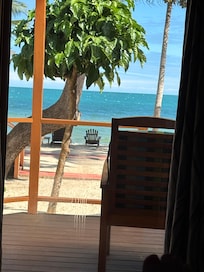 View from the porch of the King Tide room