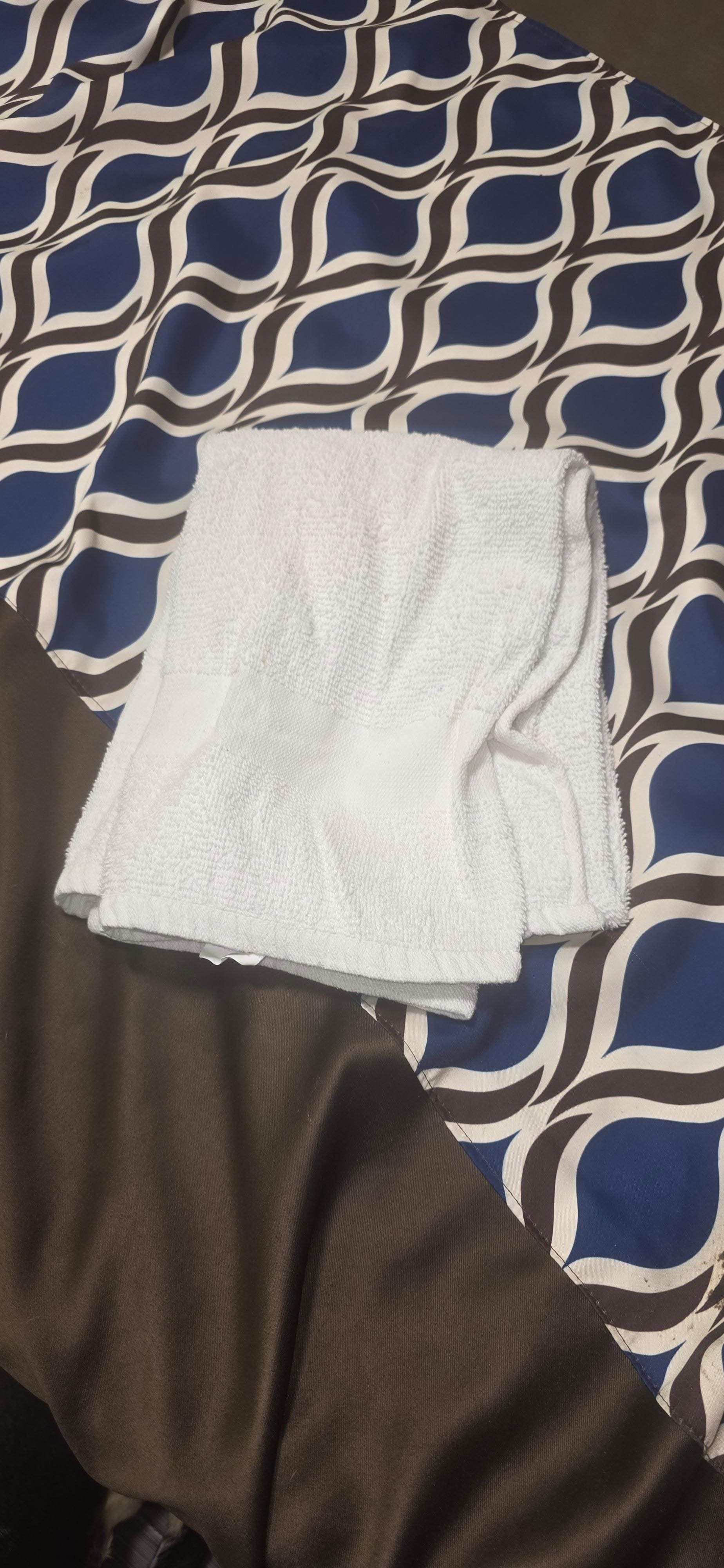 Dingy worn used towels