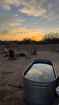 Cowboy Tub at sunrise