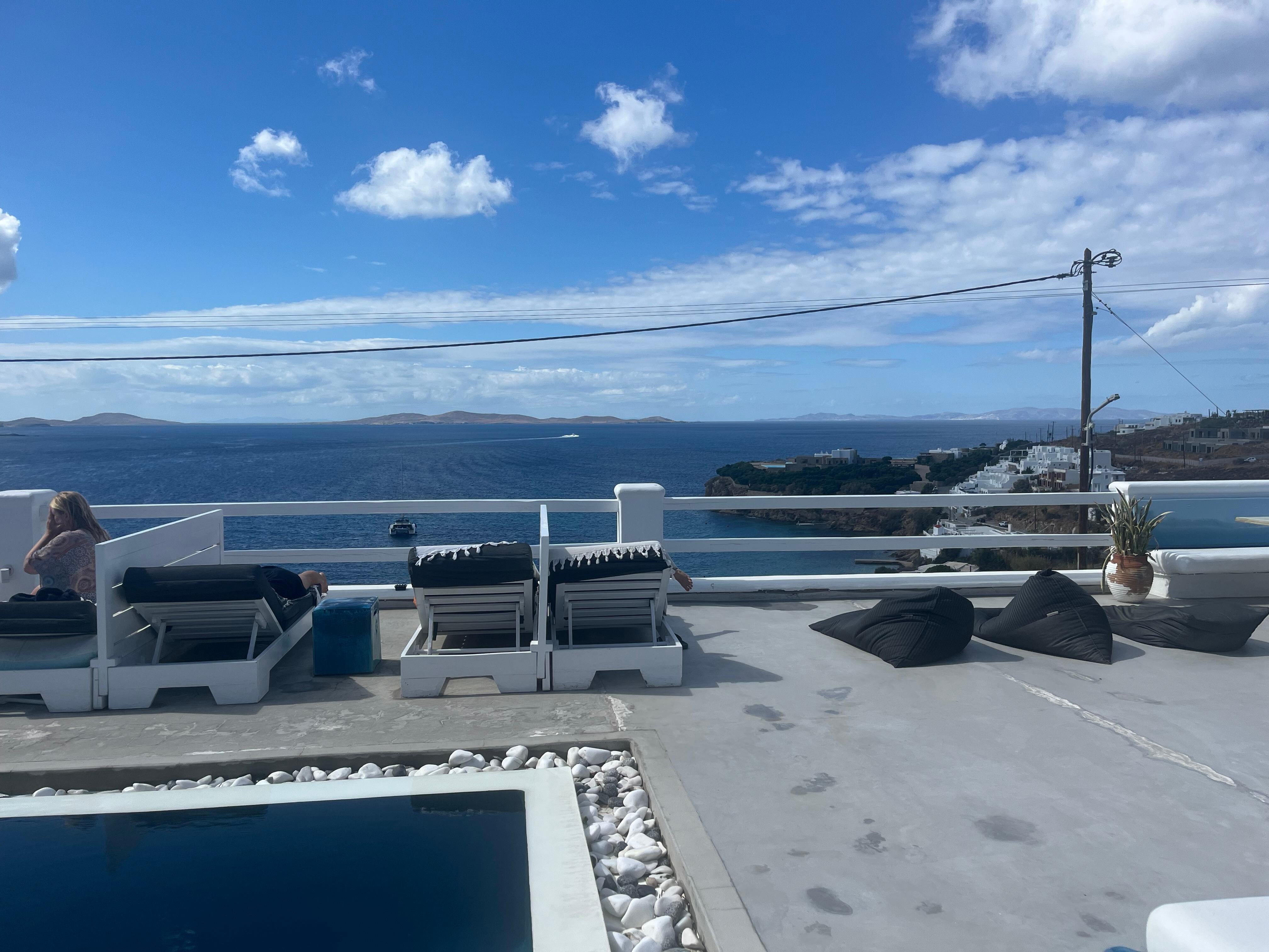 Slow mornings on the patio.