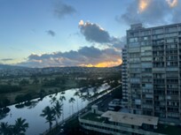 View from 13th floor king corner room.