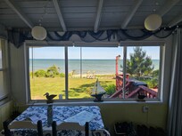 View from dining area