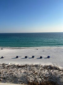 Unobstructed beach view