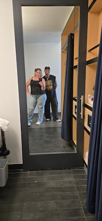 Bathroom/shower room door