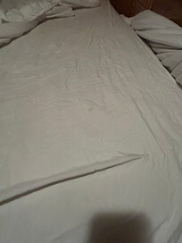 Beds sheets were one dirtier than the other