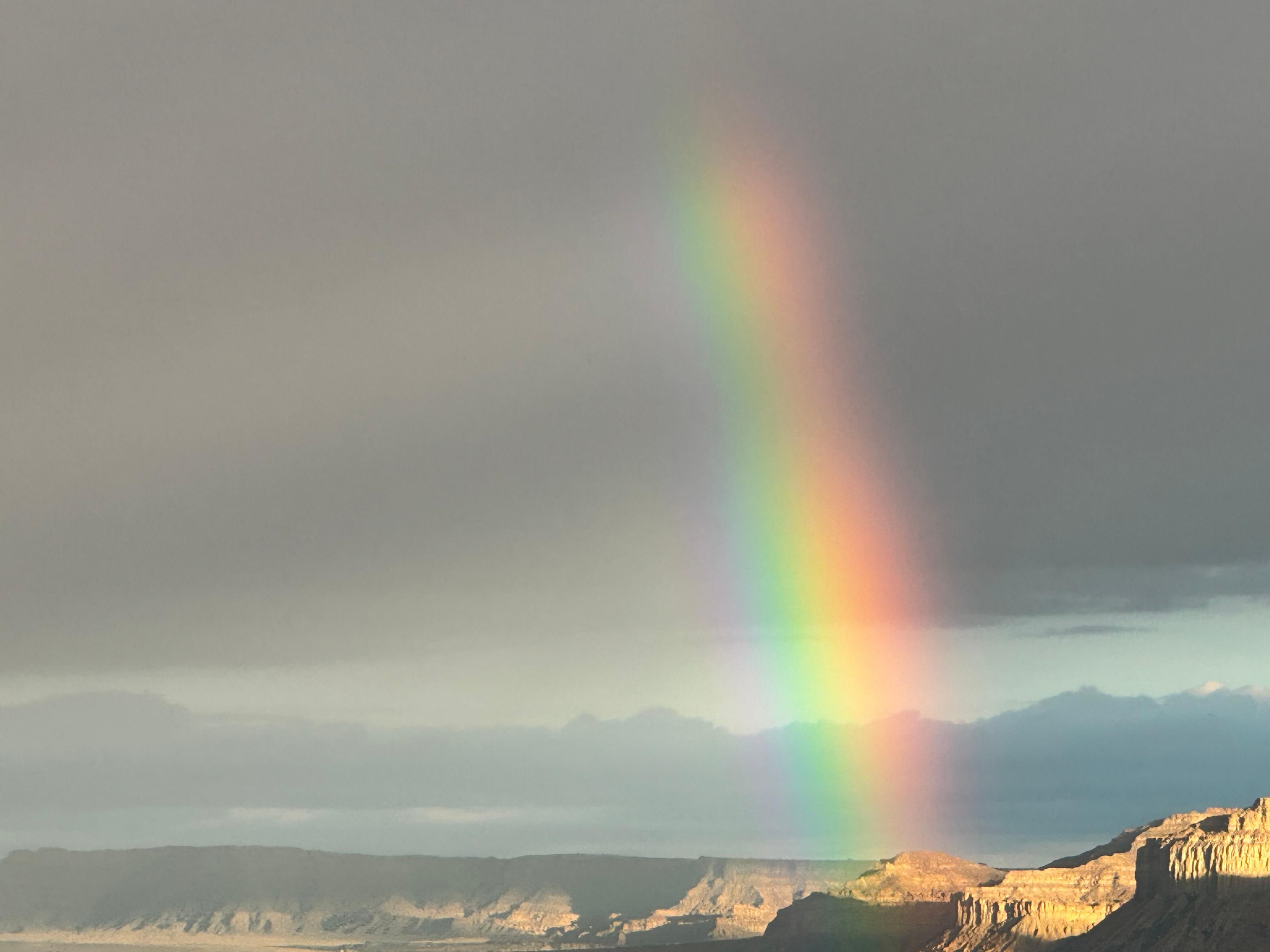 Rainbow from the verandah