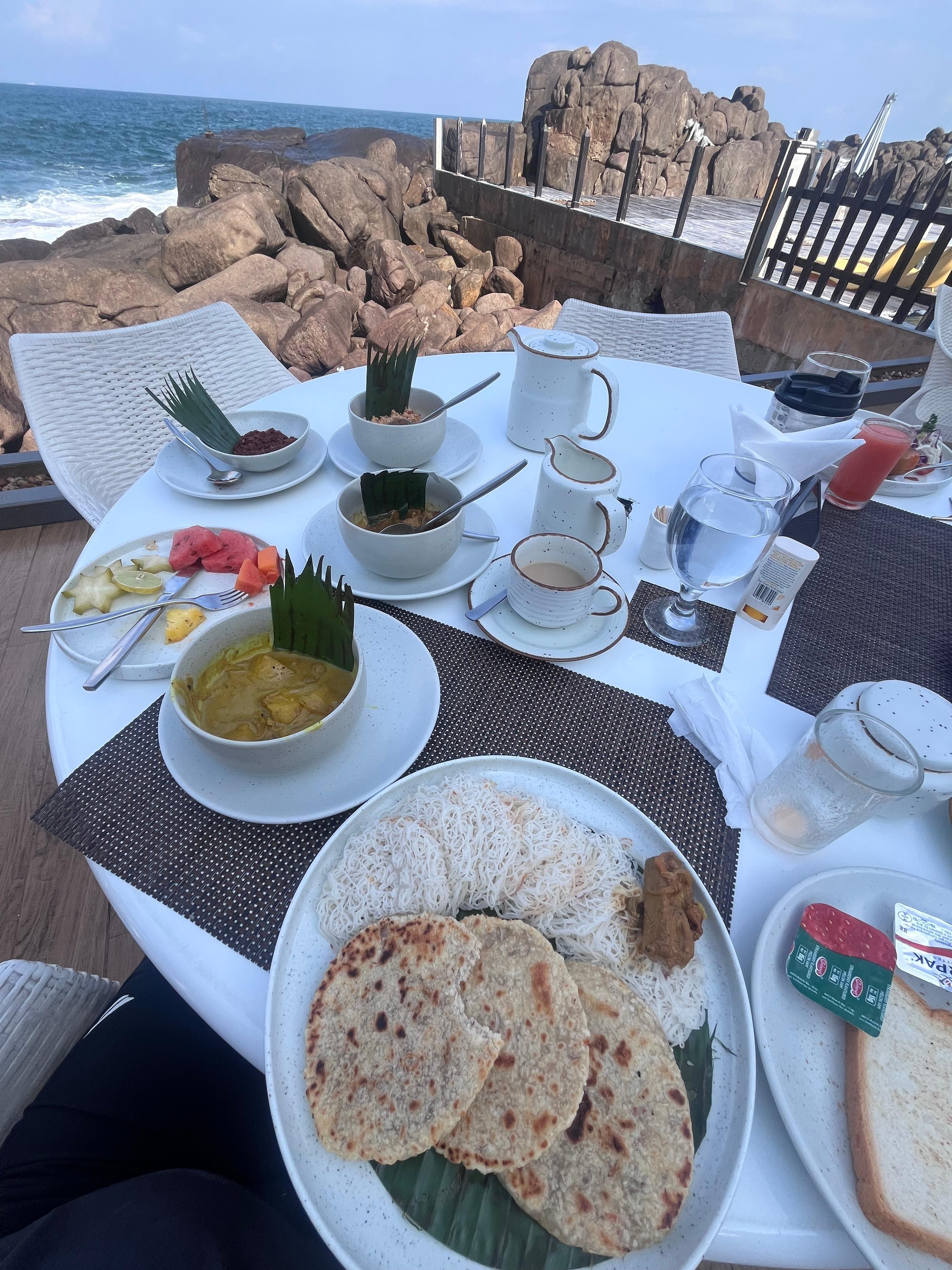 Sri Lankan breakfast