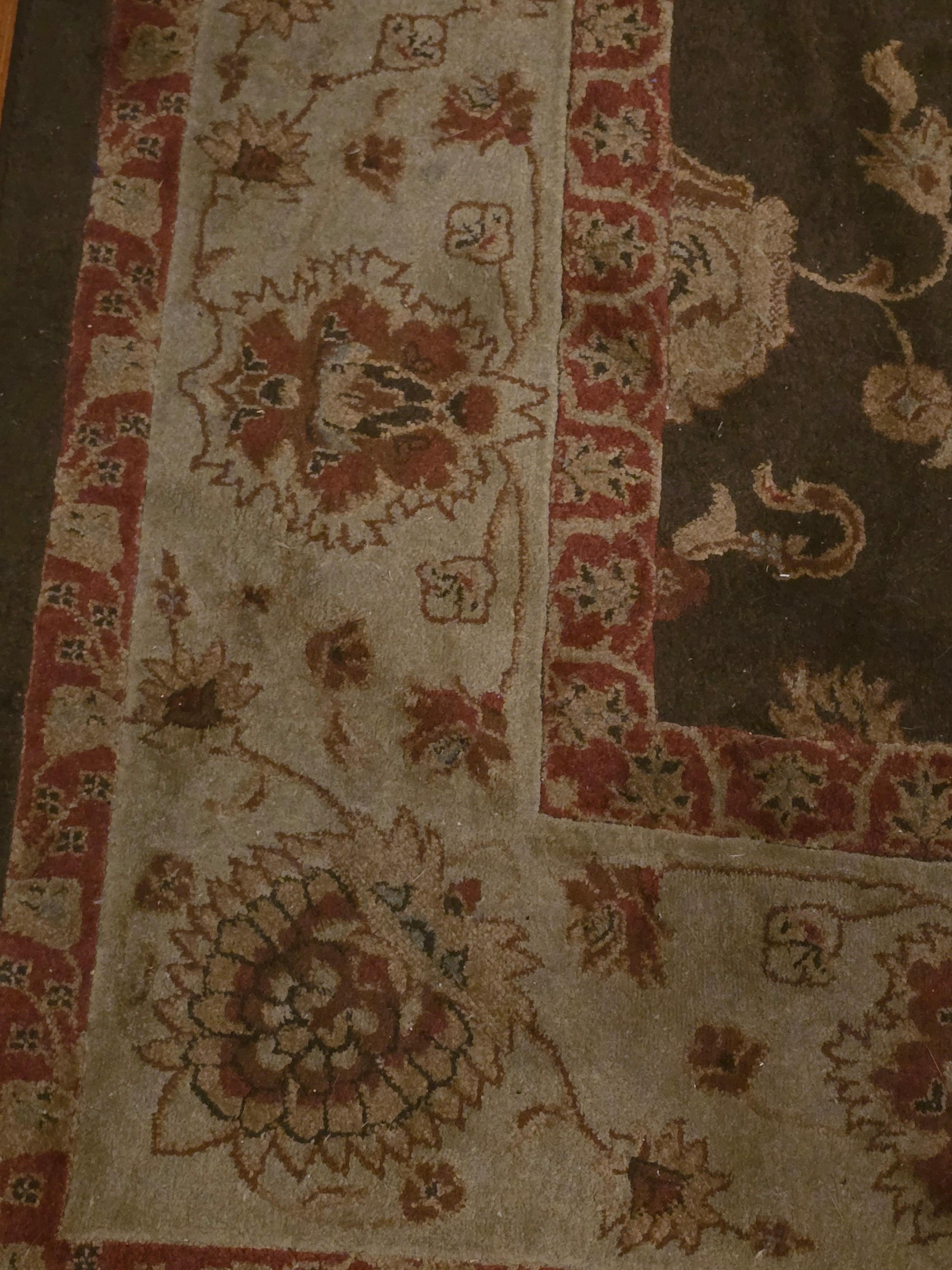 Stained rugs