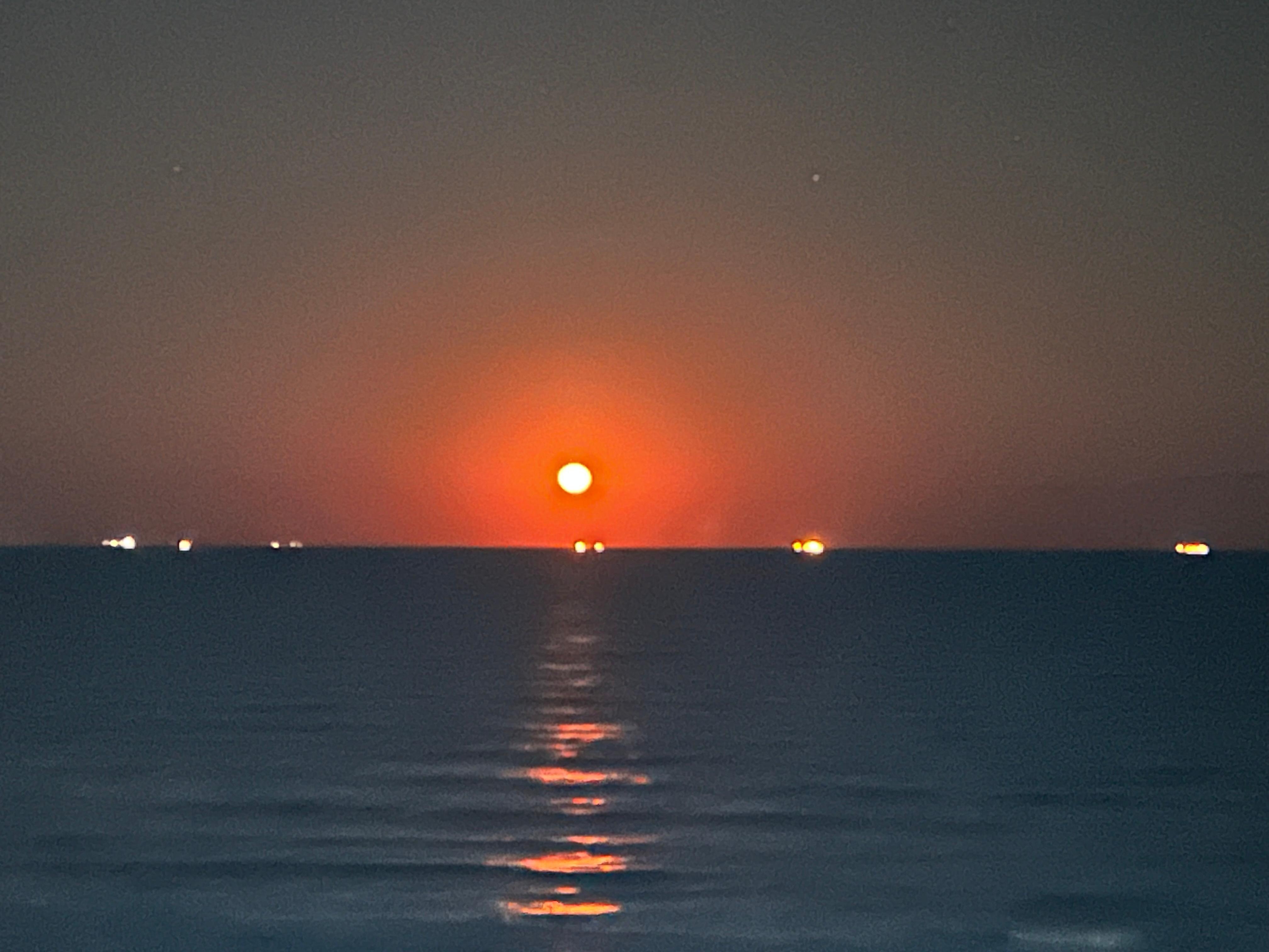 Moon from our balcony