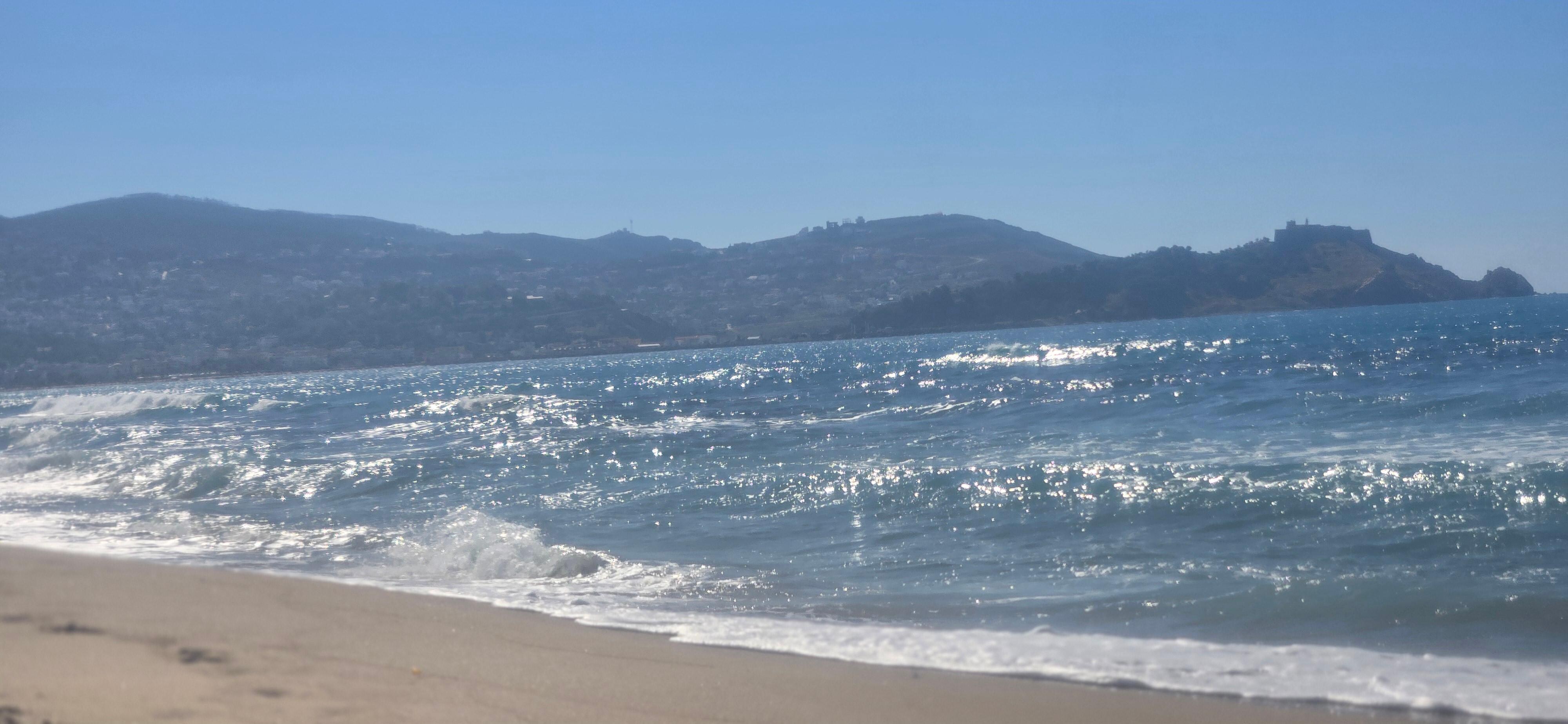 Very nice private beach with beautiful views 