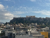 View from roof top lounge